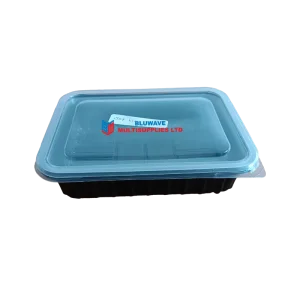5*7 500ml Black, Bluwave Multisupplies ltd, 5x7 500ml Container With Lids