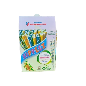 Sippeez Milkshake Big Paper Straw, Bluwave Multisupplies ltd