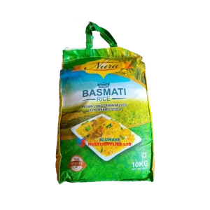 Nura Basmati Rice 10kg, bluwave multisupplies ltd