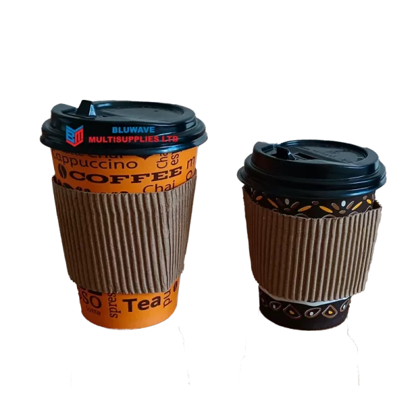 12oz and 8oz Coffee Cup with Cup Holder, bluwave multisupplies ltd