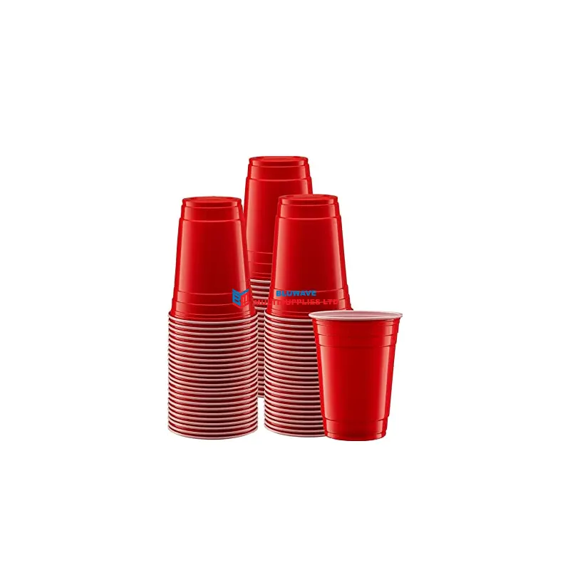 200ml red party glass