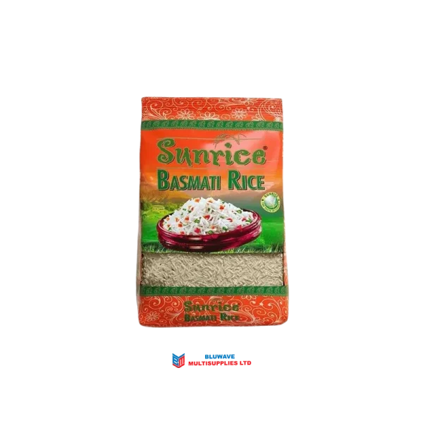 sunrise basmati rice 2kg, bluwave multisupplies ltd