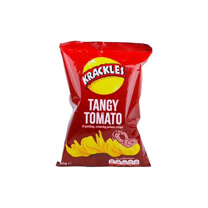 Krackles Tangy Tomato Flavour Crisps - 30g