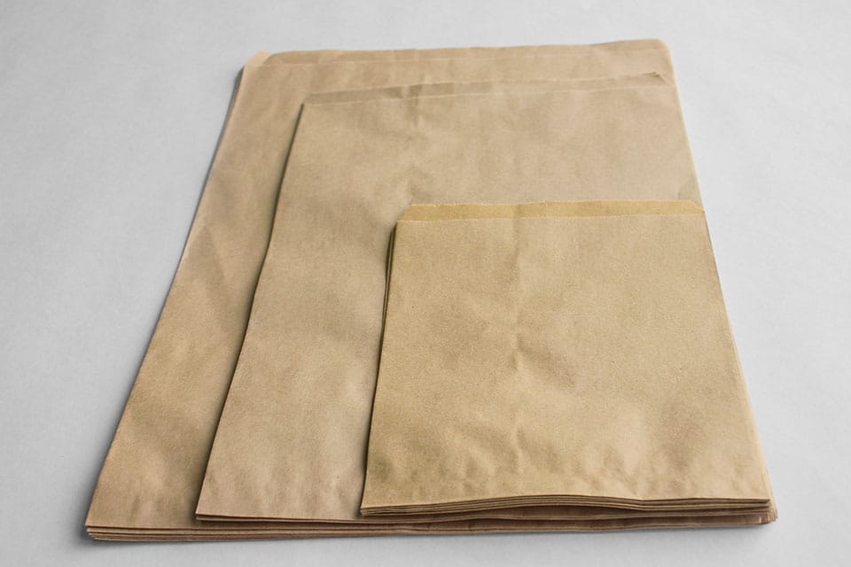 millinery bag brown 8.5×10 pack of 100 pcs