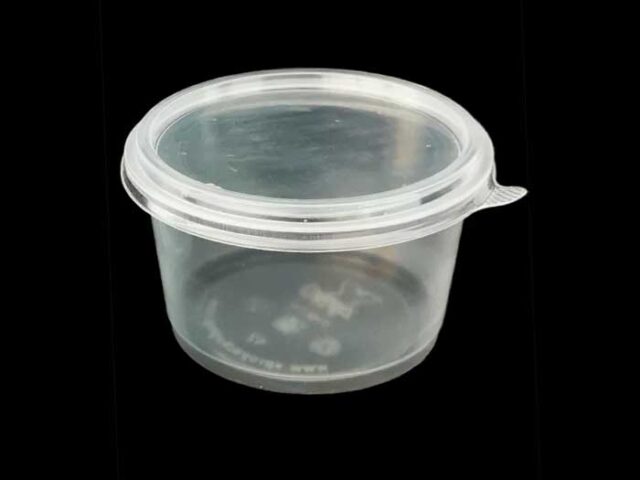 120/500ml Clear Container With Lid “XPRO” – 40 pieces