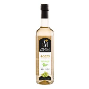 Andrea Milano White Wine Vinegar 500ml - Image 1