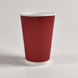 330ml Ripple Coffee/Tea Cups - pack of 50 pcs - Image 1