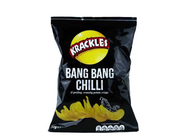 Krackles Bang Bang Chilli Flavour Crisps - 30g