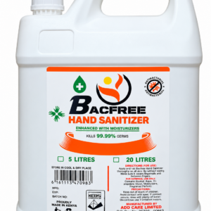 Bacfree liquid hand sanitizer 5litre
