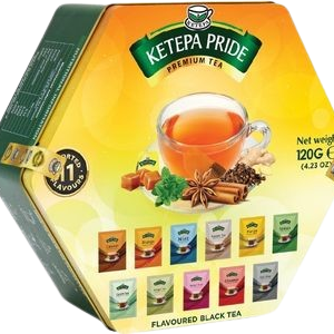 ketepa pride assortment tea bags 120gm hexagonal