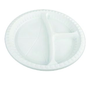 25PCS PLATE 11INCH 3COMPARTMENT XPRO